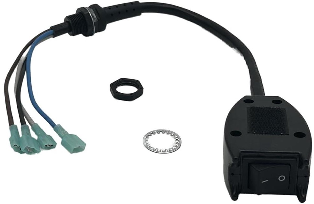 Zuigmond Snoer - Schakelaar Vervanging - Stofzuiger Reparatie - Specifieke Pasvorm - 15 cm - Zwart
