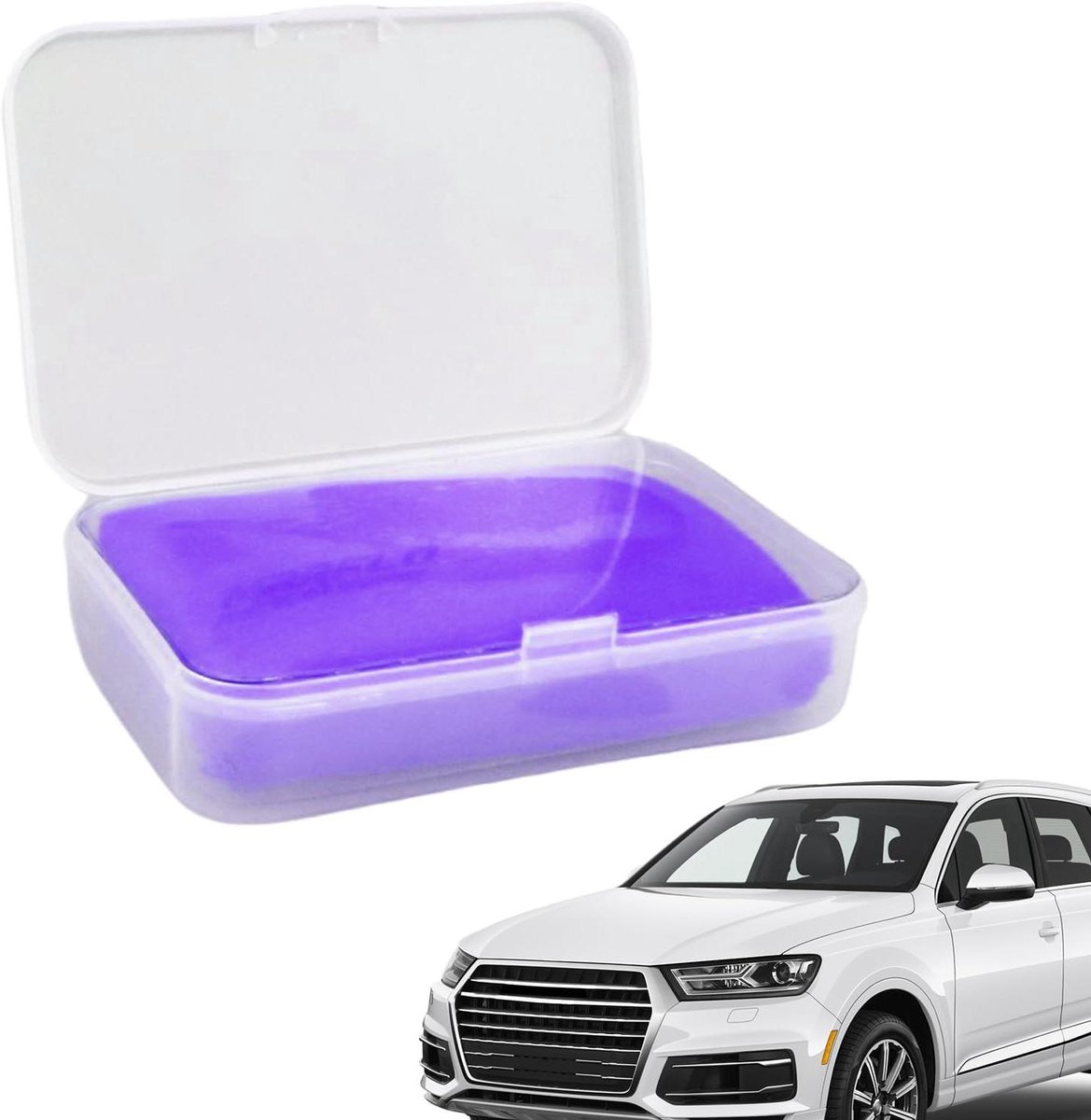 Detailing Kleibar - Auto Reiniger - Lak Onderhoud - Verwijdert Vuil - 10 x 7 cm - Oranje Violet