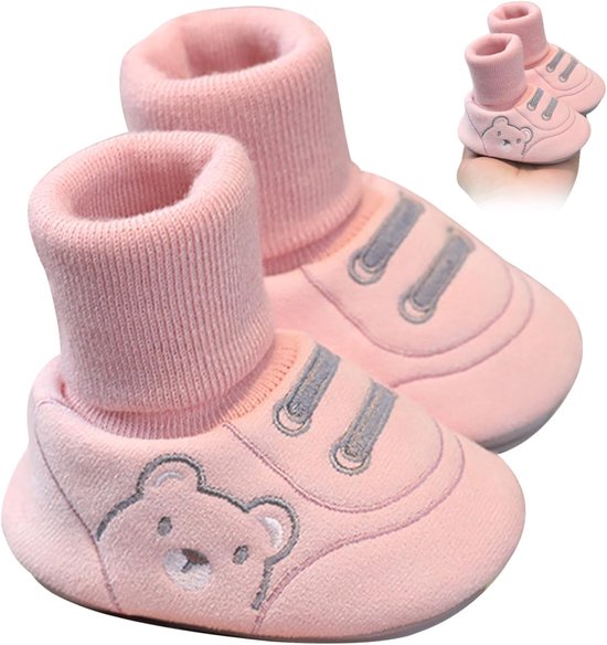 Babyschoentjes - Warme booties - Binnen en buiten - Zachte pluche voering - 11 cm - As shown — afbeelding 5