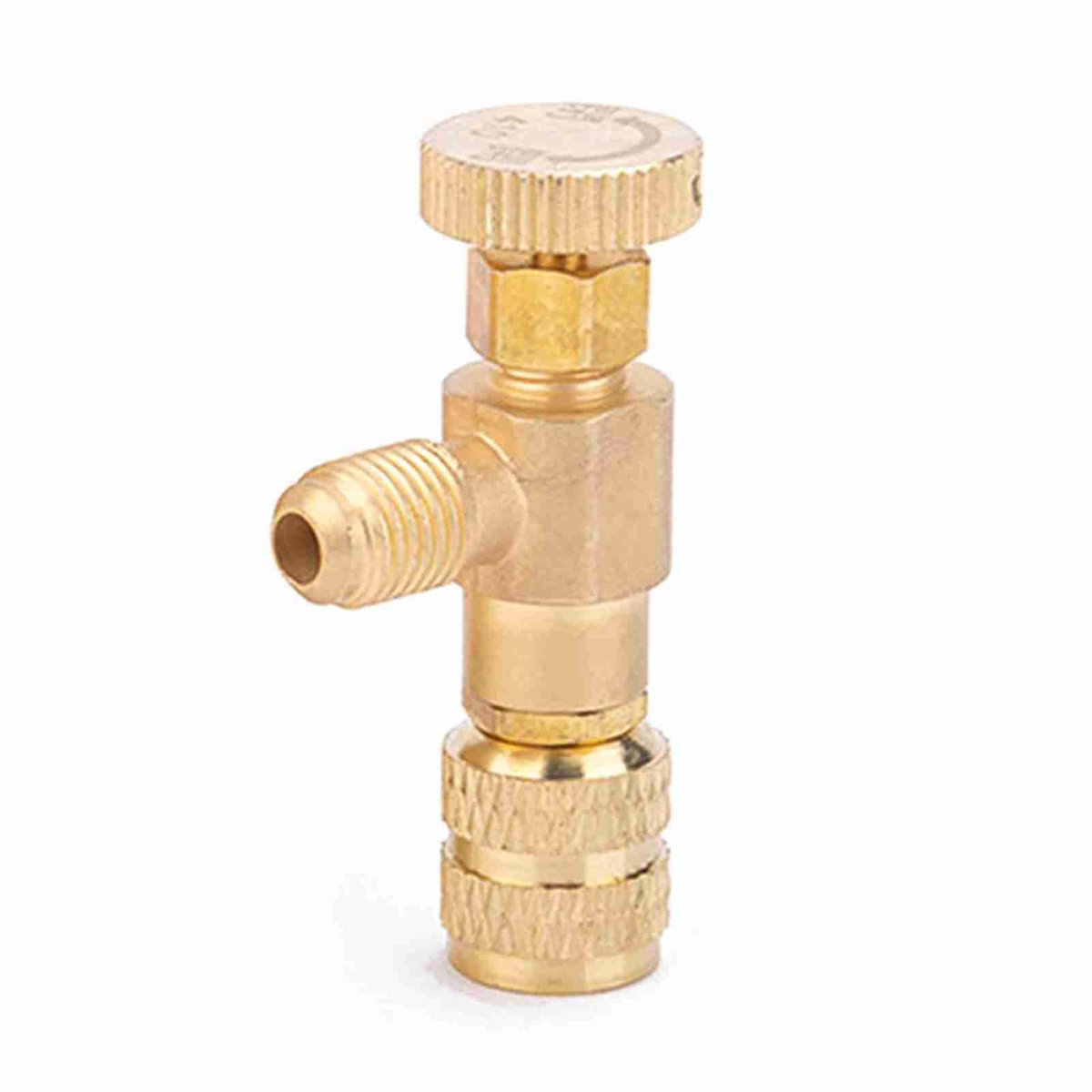 Dailygoods- Veiligheidsventiel - Koper - Duurzaam - Fluorine-bestendig - Eenvoudige installatie - Geschikt voor R22/R410A - Koelmiddelventiel