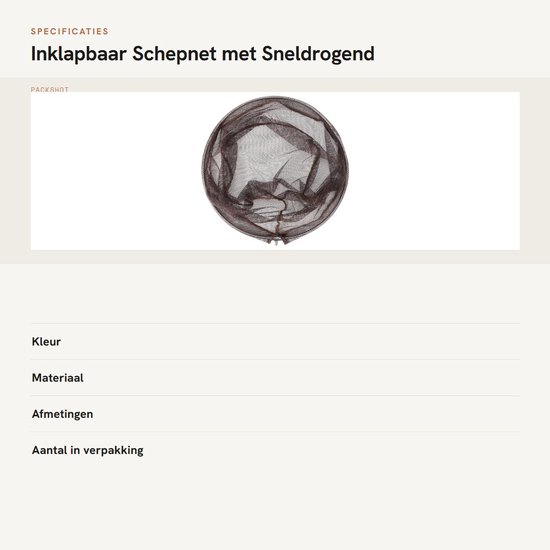 Dailygoods- Schepnetkop Opvouwbaar - Sneldrogend - Roestvrij Staal - Diameter 40 cm - Universele Bevestiging - Drielaags Gaas - Visnet van Dailygoods — afbeelding 4