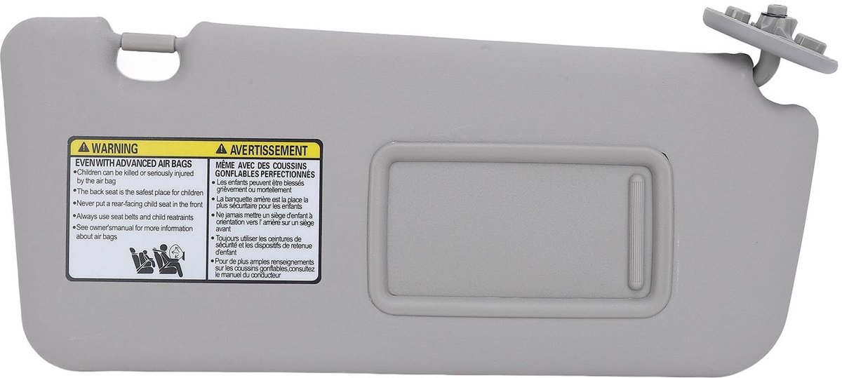 Dailygoods- Zonneklep met Make-upspiegel - Vervanging Zonneklep Auto - Compatibel met 2004/2005 - Effectieve Zonlichtblokkering - Auto-interieuraccessoire - Duurzaam Ontwerp - Autozonneklep