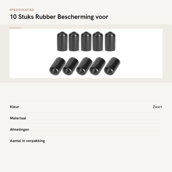 Dailygoods - 10 Stuks Rubber Bescherming voor Snooker Keu Tips van Dailygoods — afbeelding 3