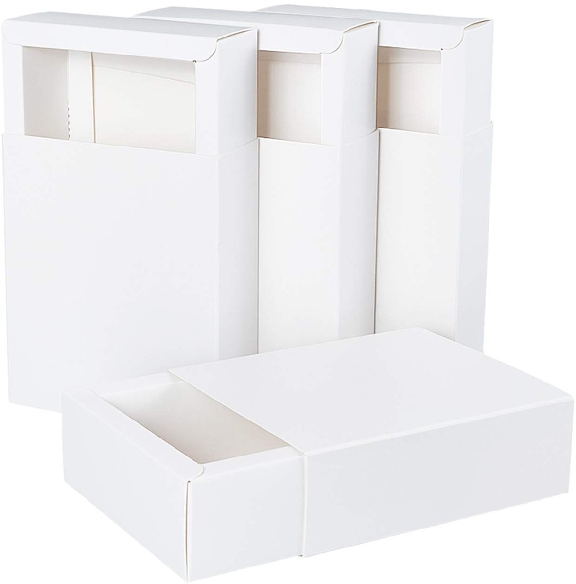 Dailygoods- Geschenkverpakking Schuifdoosje - Kraftpapier - Voor Zeep/Sieraden/Snoep - Voor Feestjes/Festivals - Diverse Maten - Ambachtelijke Ervaring - Cadeaudoos