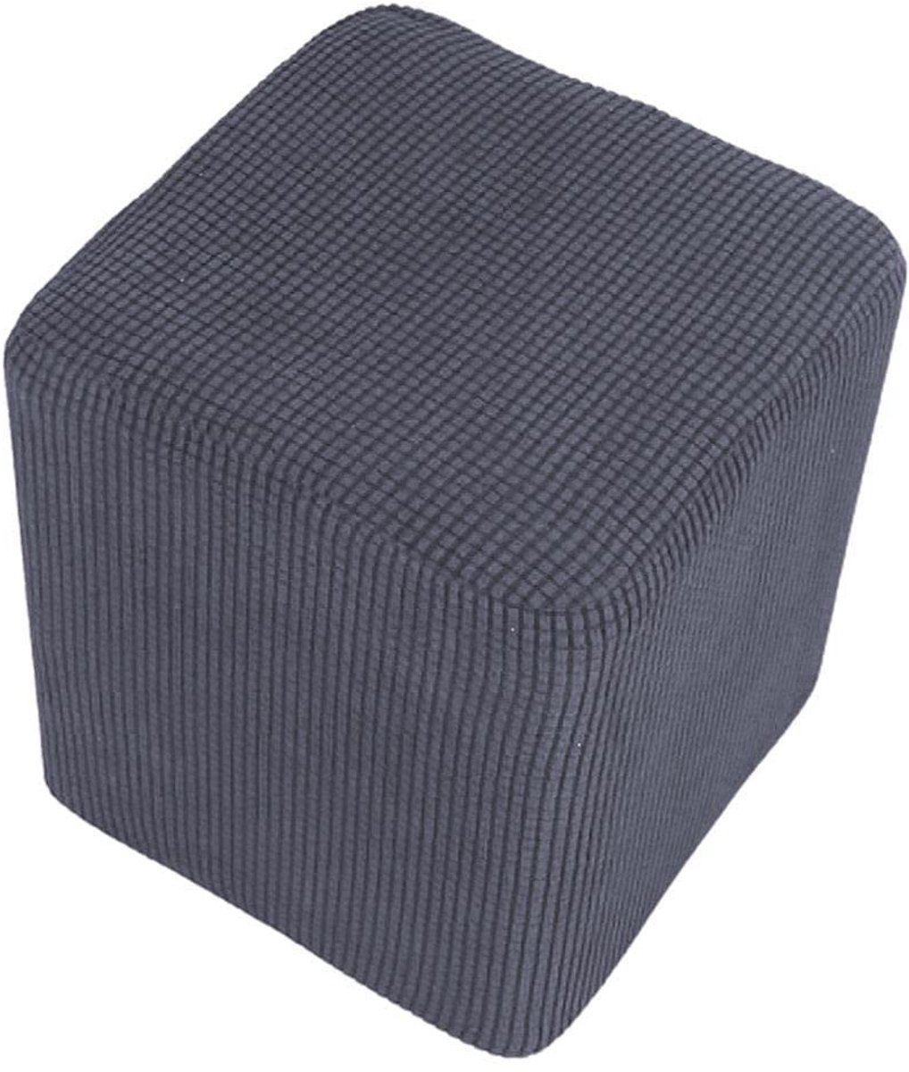 Dailygoods- Zitkussenhoes Antislip - Krukhoes - Bescherming tegen Vlekken - Stretchmateriaal - Voor Zitdiameter 30-34 cm - Ademend en Zacht - Stoelhoes