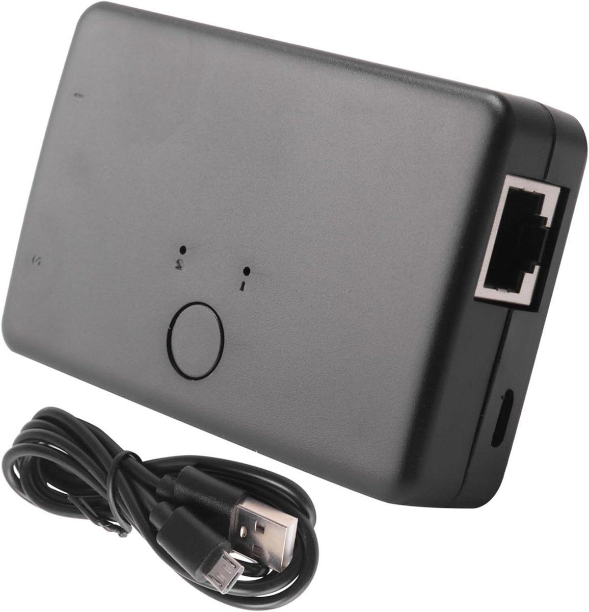 Netwerk Switch Box - LAN Hub Adapter - Netwerk Delen - Fysieke Scheiding - 8 x 8 x 2 cm