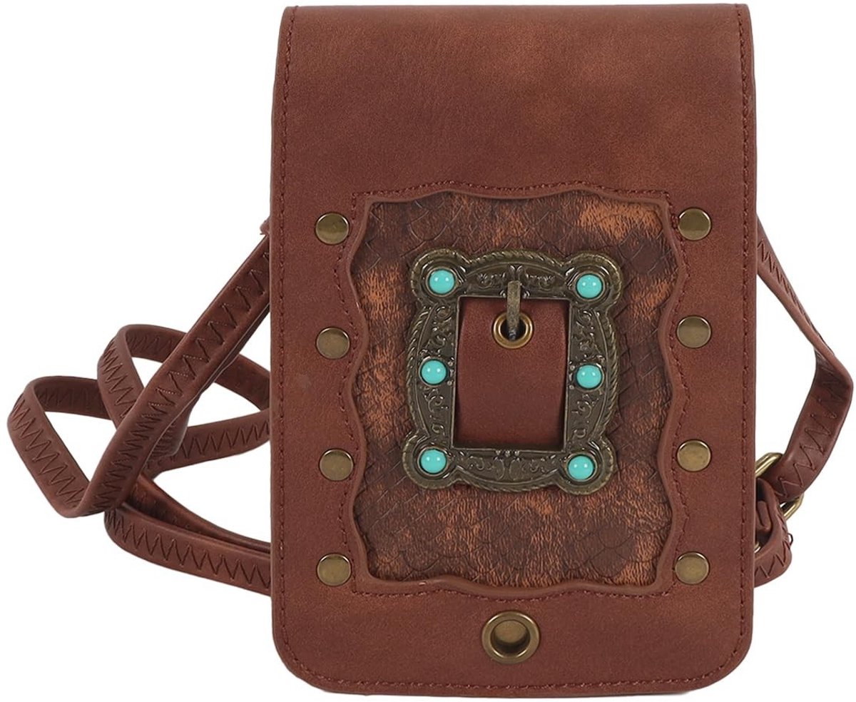 Dailygoods- Heuptas Lichtgewicht - Verstelbare Heup-/Crossbodytas - Waterdicht - Compact Formaat - Geschikt voor Festivals/Cosplay - Duurzaam Synthetisch Leer - Heuptasjes