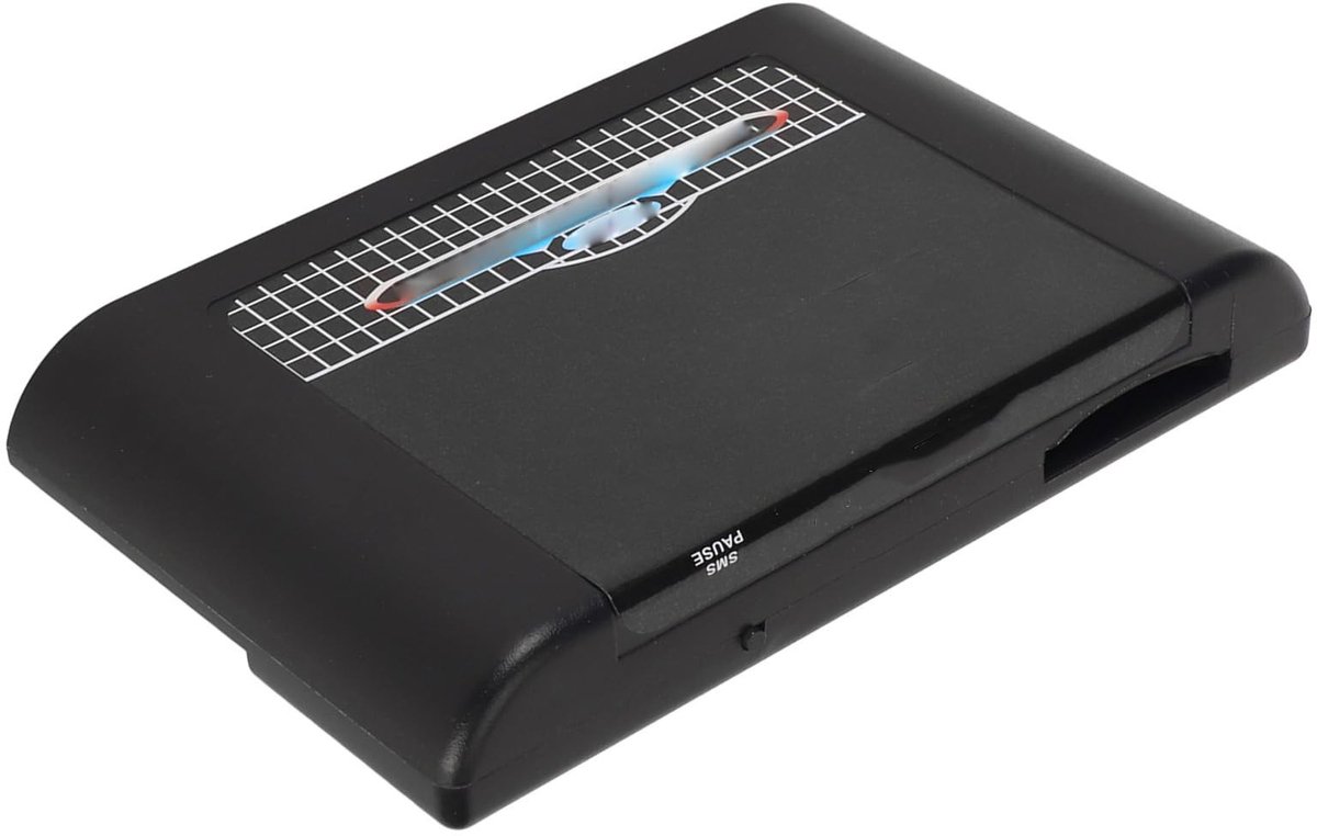 Dailygoods- Game-Flash-Cartridge voor MegaDrive - Ondersteunt micro-geheugenkaart tot 32 GB - Speelcassette - ABS - Klassieke Spellen - Automatische Back-up