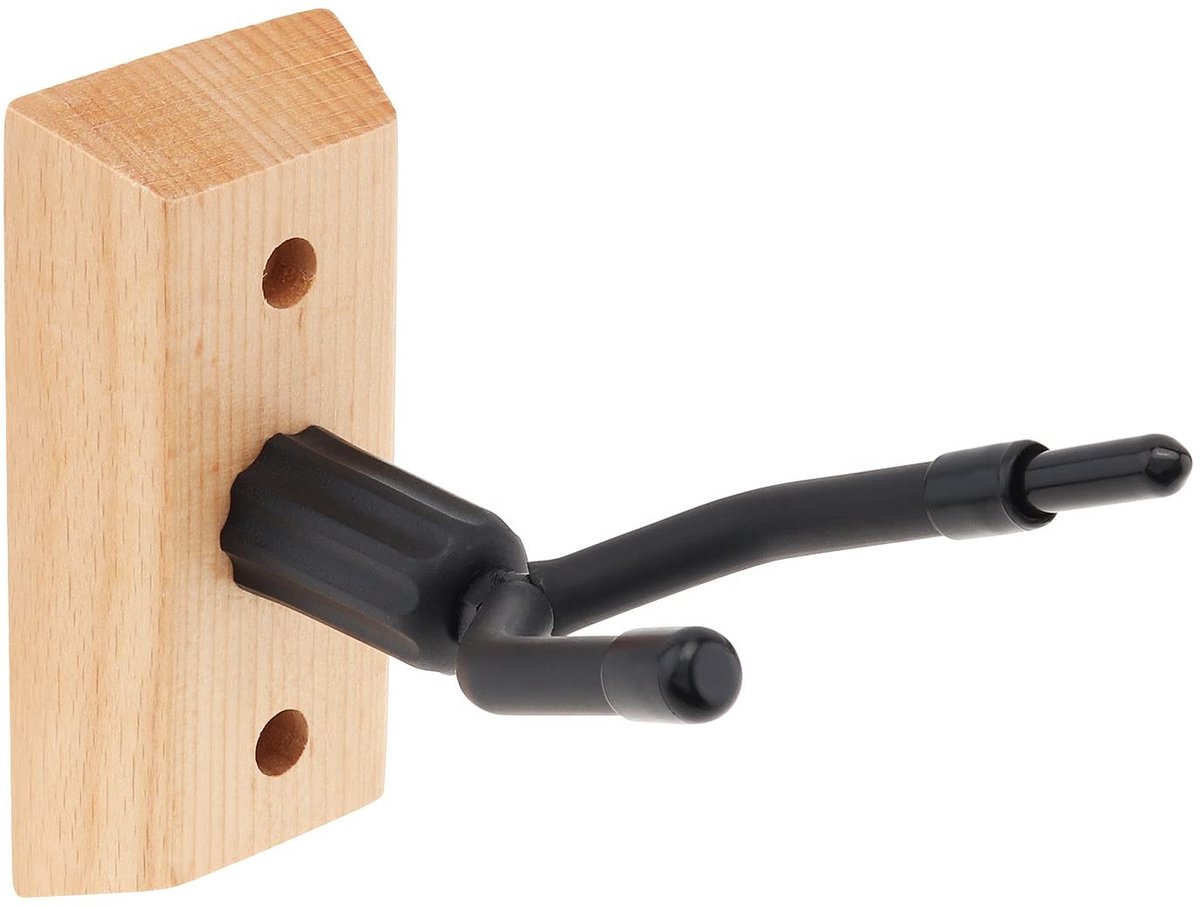 Dailygoods- Vioolhaak Robuuste Houten Basis - Wandbeugel - Veilig voor Instrumenten - Geschikt voor Viool/Ukulele/Gitaar - Duurzaam - Schokbestendig - Muziekinstrumenthouder