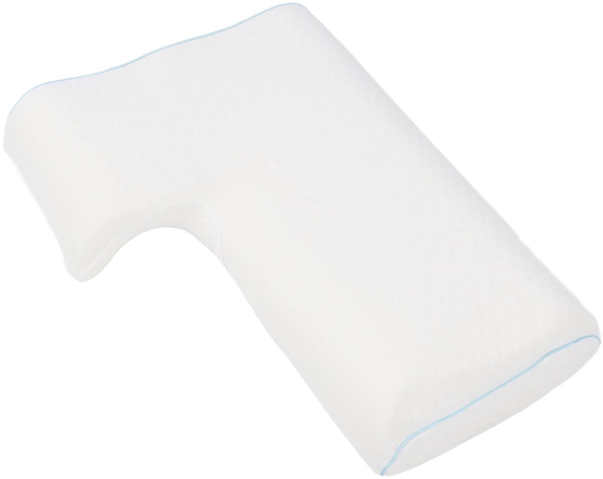 Dailygoods- Zijslaperkussen Orthopedisch - Traagschuim - Verwijderbare Kussensloop - Koppelkussen - Armsteun - Comfortabele Slaaphouding - Kussen