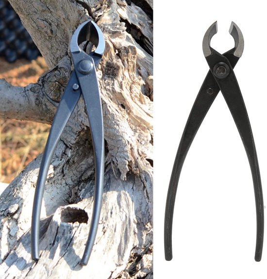Concave Branch Cutter - Heavy Duty 200mm - Mangaan Staal - Diagonale Tang - Zwart - Bonsaitool - Tuinieren - Snoeischaar van Merkloos	 — afbeelding 3