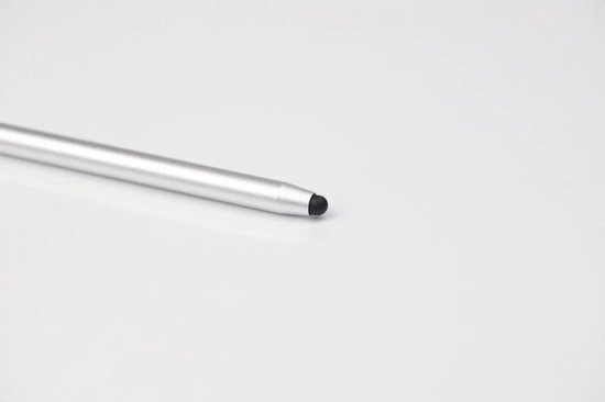 SBG Universele Stylus Pen Met Twee Zachte Punten - Comfortabel Balontwerp - Handig voor Onderweg - Zilver van SBG — afbeelding 3