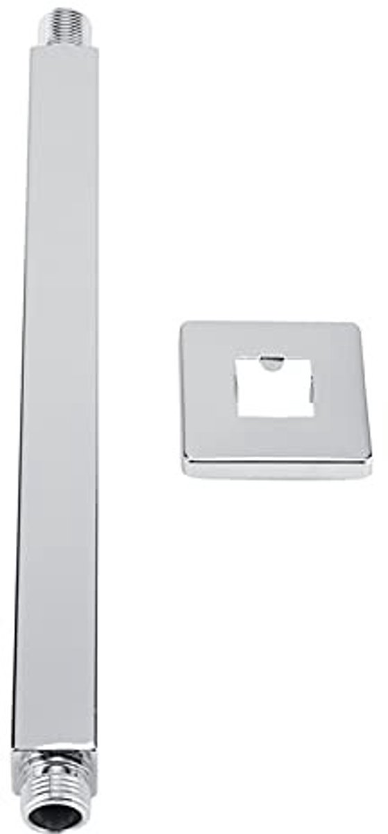Dailygoods- Douchearm Roestvrij Staal - Wandmontage - Verstelbaar - Hoogglans - Corrosiebestendig - Ergonomisch Ontwerp - Douchearmatuur
