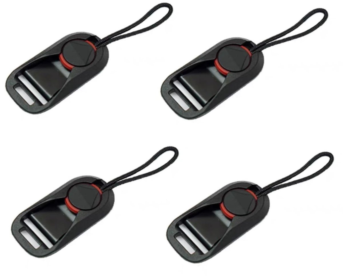 Dailygoods- Camerarollen 4 Stuks - Snelontgrendeling - Camerariem Aansluiting - Schouder/nekriemclipadapter - Duurzaam - Lichtgewicht Ontwerp - Camera Clips