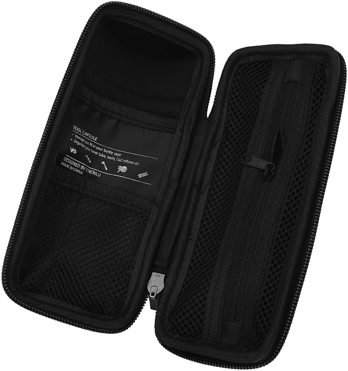 Dailygoods- Fietsonderdelen Hoge Kwaliteit - Fietsreparatiegereedschapsset - Draagbare Tas - Waterdicht - Multifunctioneel - Lichtgewicht 18 x 7,5 cm - Fietsreparatietas
