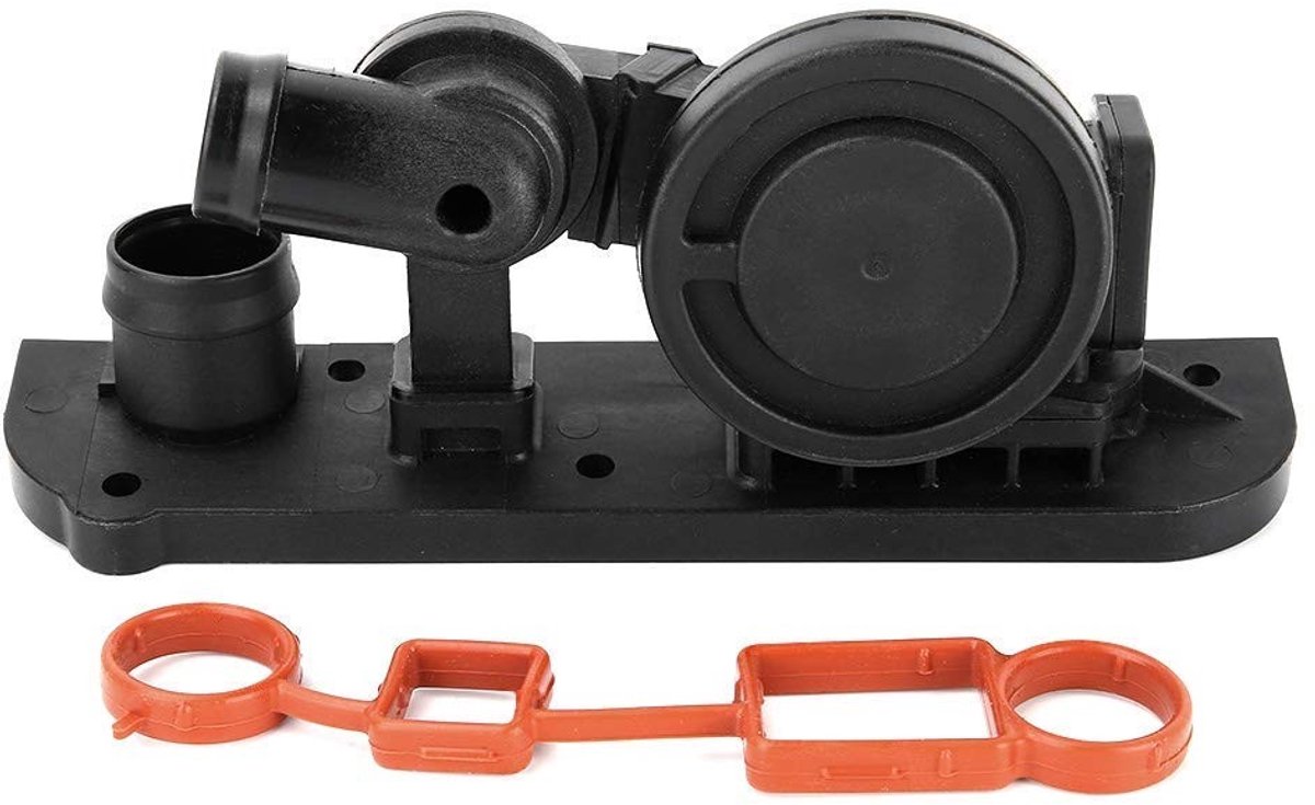 Dailygoods- PCV Ventiel Gloednieuw - Ademend Ventiel - ABS Materiaal - Passend voor A3/A4 - OE 06F129101N - Zwart