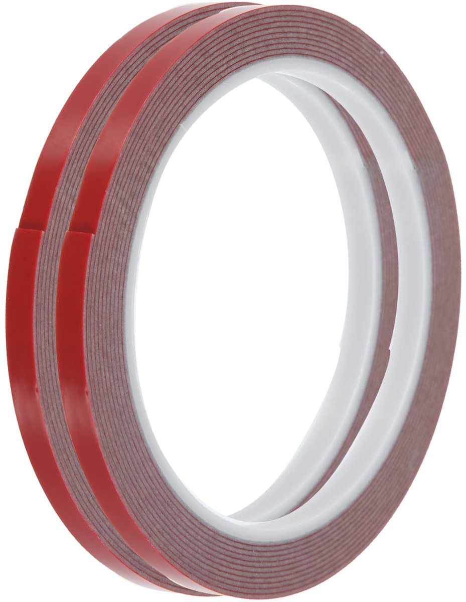 Dailygoods- Plakband Dubbelzijdig Extra Sterk - Plakbandhouder - Plakband Rollen - Plakband Dispenser - Nano Tape - Makkelijk te Verwijderen