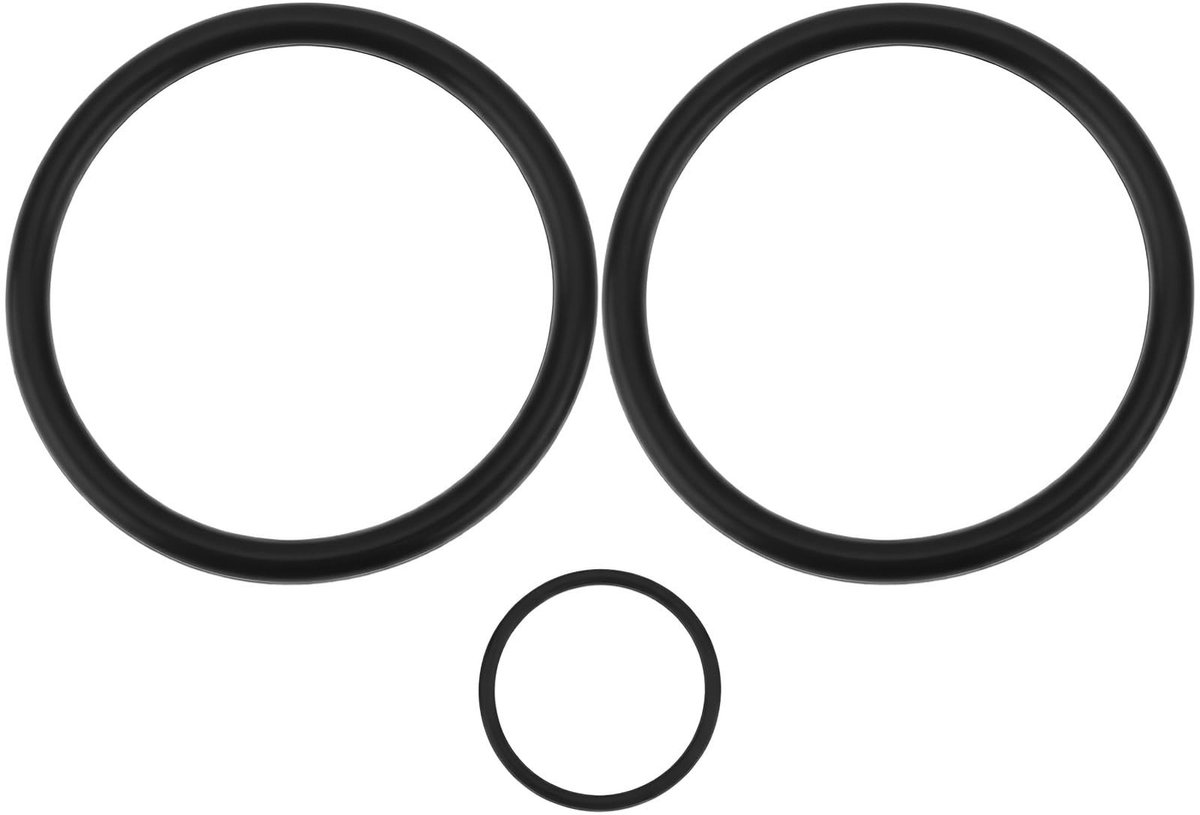 Dailygoods- Slangconnector Complete Kit - 3 Stks O-Ringen - 45x4mm/19x1.5mm - Betrouwbare Afdichting - Hittebestendig Rubber - Eenvoudige Installatie - Thermostaatpakking