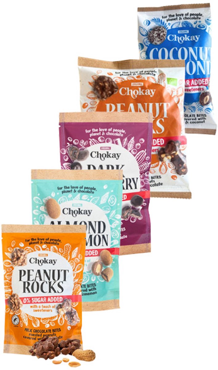 Chokay | Mix Chocolade Snacks | 5 x Chokay snacks