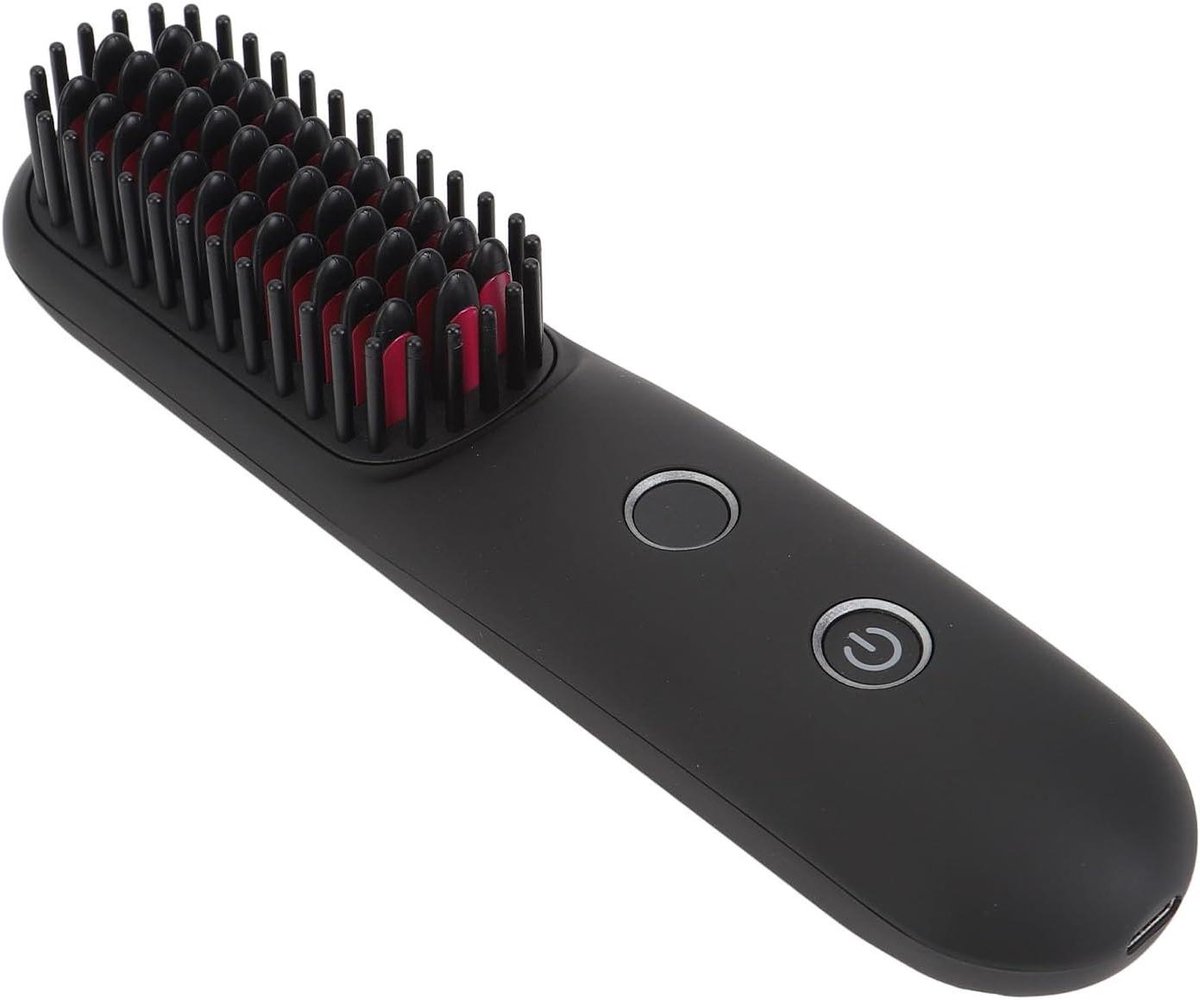 Draadloze Stijltangborstel - Haar Ontkruller - Snel Haar Stylen - Plasma Technologie - 24 cm Lengte - Zwart