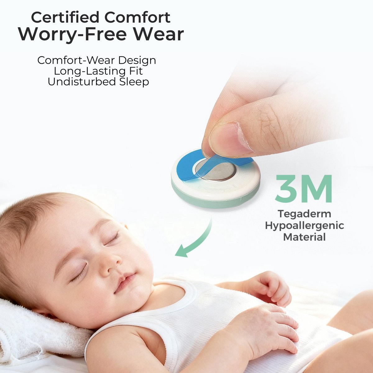 Momcozy Baby Thermometer met App – Slimme Koortsthermometer voor Baby's – Real-Time Temperatuurmonitoring – Draadloos — cadeau in Cadeau-ideeën - foto 5