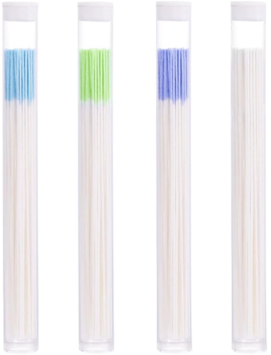 Dailygoods- Oorgatreiniger 240 Stuks - Oorpiercing Reinigingsdraad - Wegwerp Schoonmaakgereedschap - Geurverwijdering - Japans Papier - 9.8 cm Lengte - Oorpiercing Reiniger