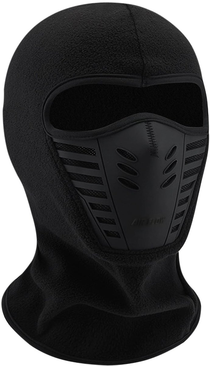 Dailygoods- Sportmasker winddicht - Gezichtsmasker multifunctioneel - Hoofdbedekking - Thermo-fleece - Polyester - Bescherming tegen kou