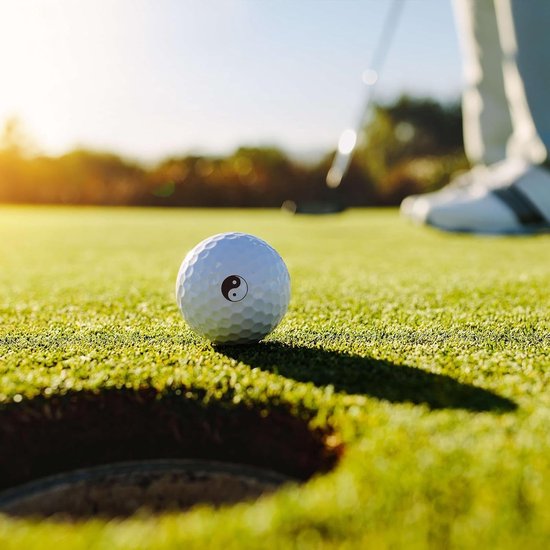 Golfbal Stempel - Markeerpen Bal - Bal Personaliseren - Waterbestendige Inkt - 6x3x3 cm - Zwart — afbeelding 2