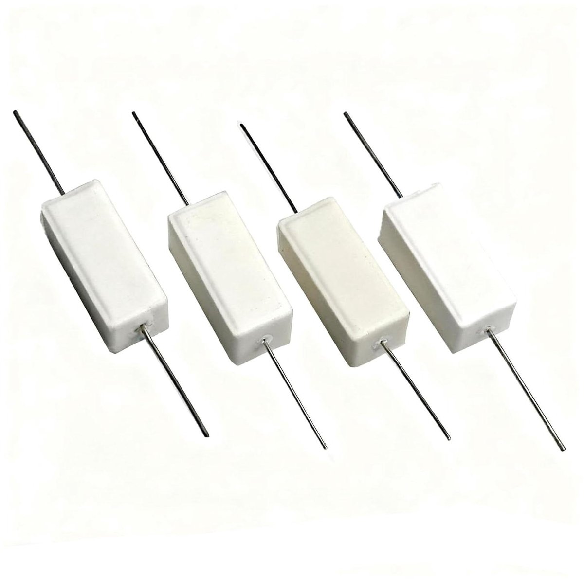 Cement Weerstand Set - Elektronica Componenten - Elektronica Reparatie - 5 Watt Vermogen - 500 Ohm - Grijs