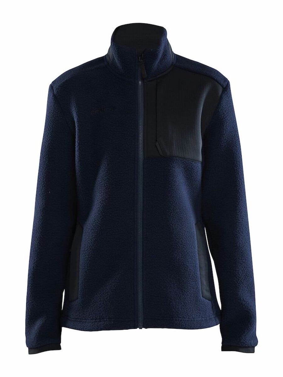Craft ADV Explore Pile Fleece Jacket W 1912221 - Blaze/Black - XL