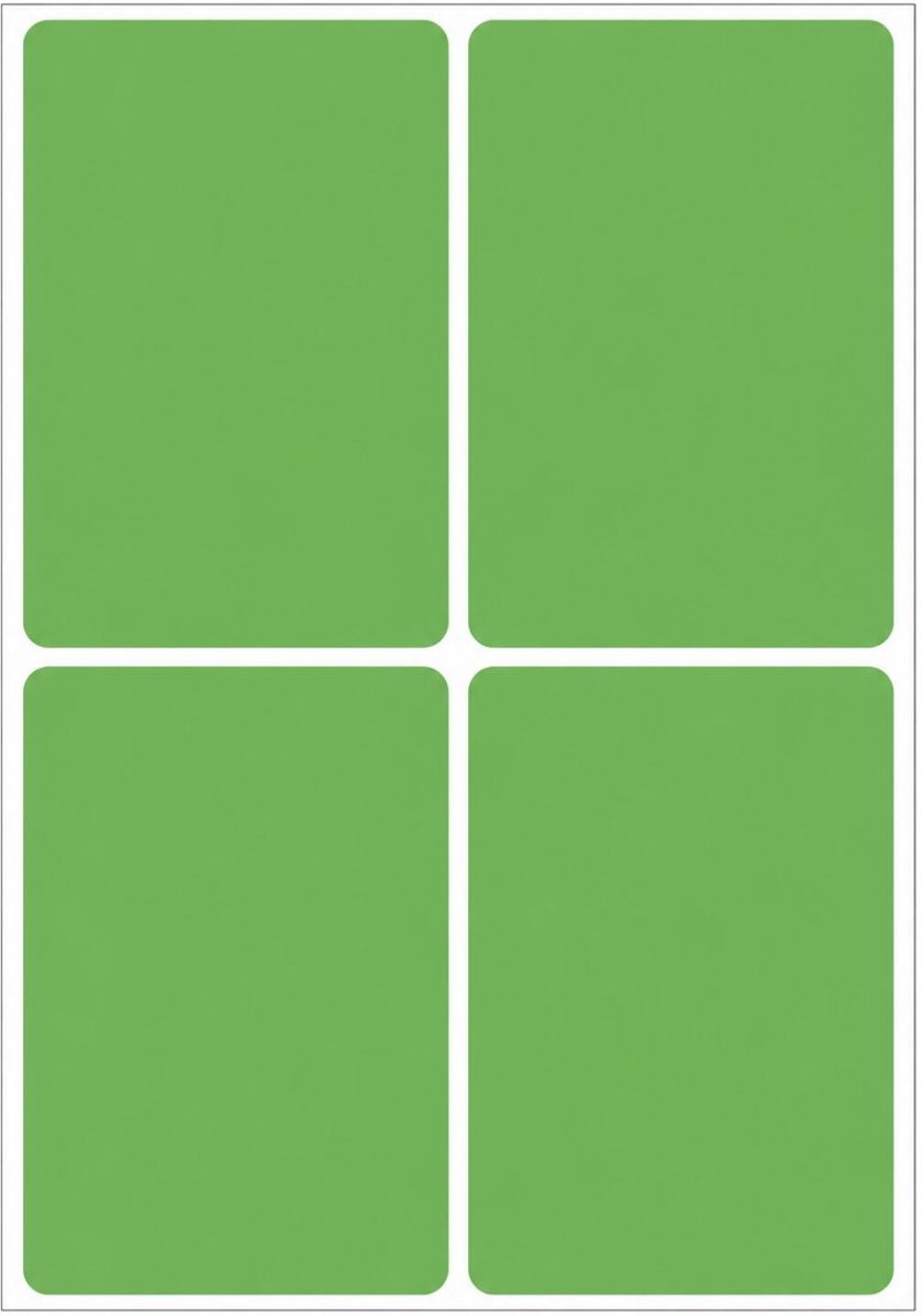 Herma weckpot etiketten - groen - 52 x 82 mm - 128x stickers - krijtbord etiketten / diy etiketten