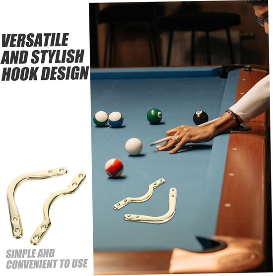 Pooltafel Hoekstukken - Biljart Accessoires - Tafel Onderhoud - Set van 6 Stuks - 15 x 15 x 15 cm — afbeelding 4