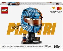 LEGO Editions McLaren Mastercard F1 Team Helm van Oscar Piastri Bouwpakket voor Kinderen 43017 Image
