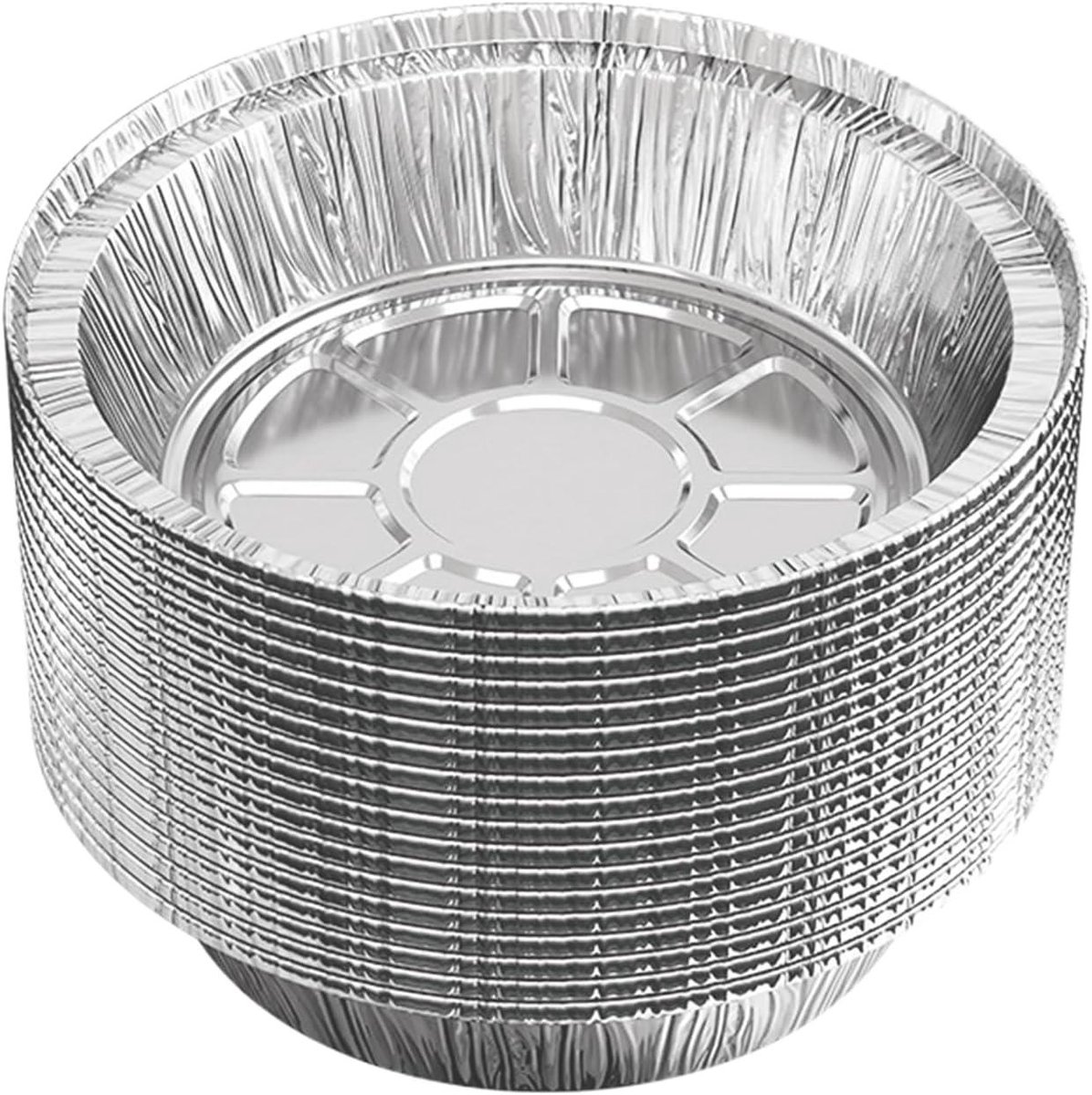 Airfryer Bladvoeringen Aluminiumfolie Plaat Bescherming Kookgerei Vuilvrije Reiniging 50 Stuks Zilver