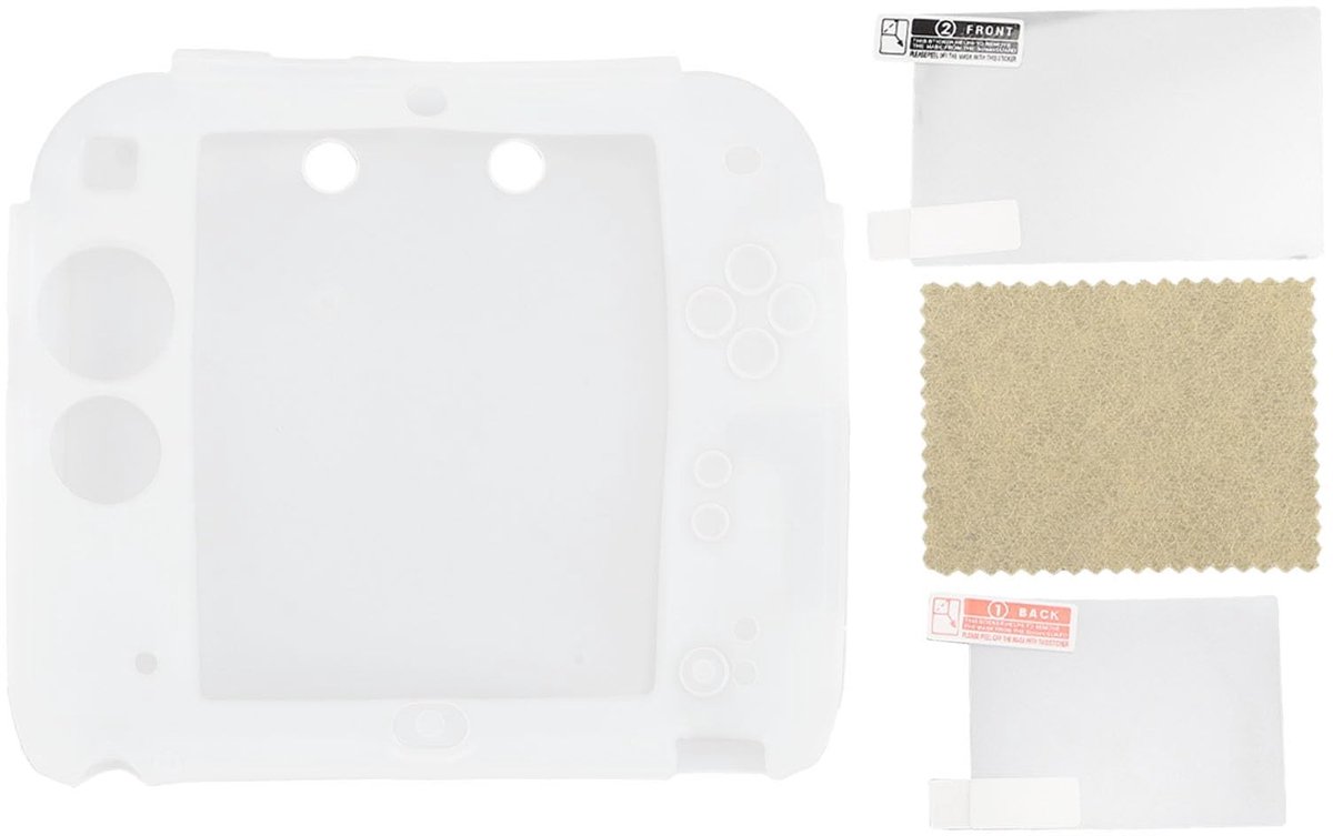 Dailygoods- Beschermhoes Antislip - Zachte Siliconen Hoes - Schokbestendig - Voor Nintendo 2DS - Compact en Draagbaar - Eenvoudig te Bevestigen - Consolehoes