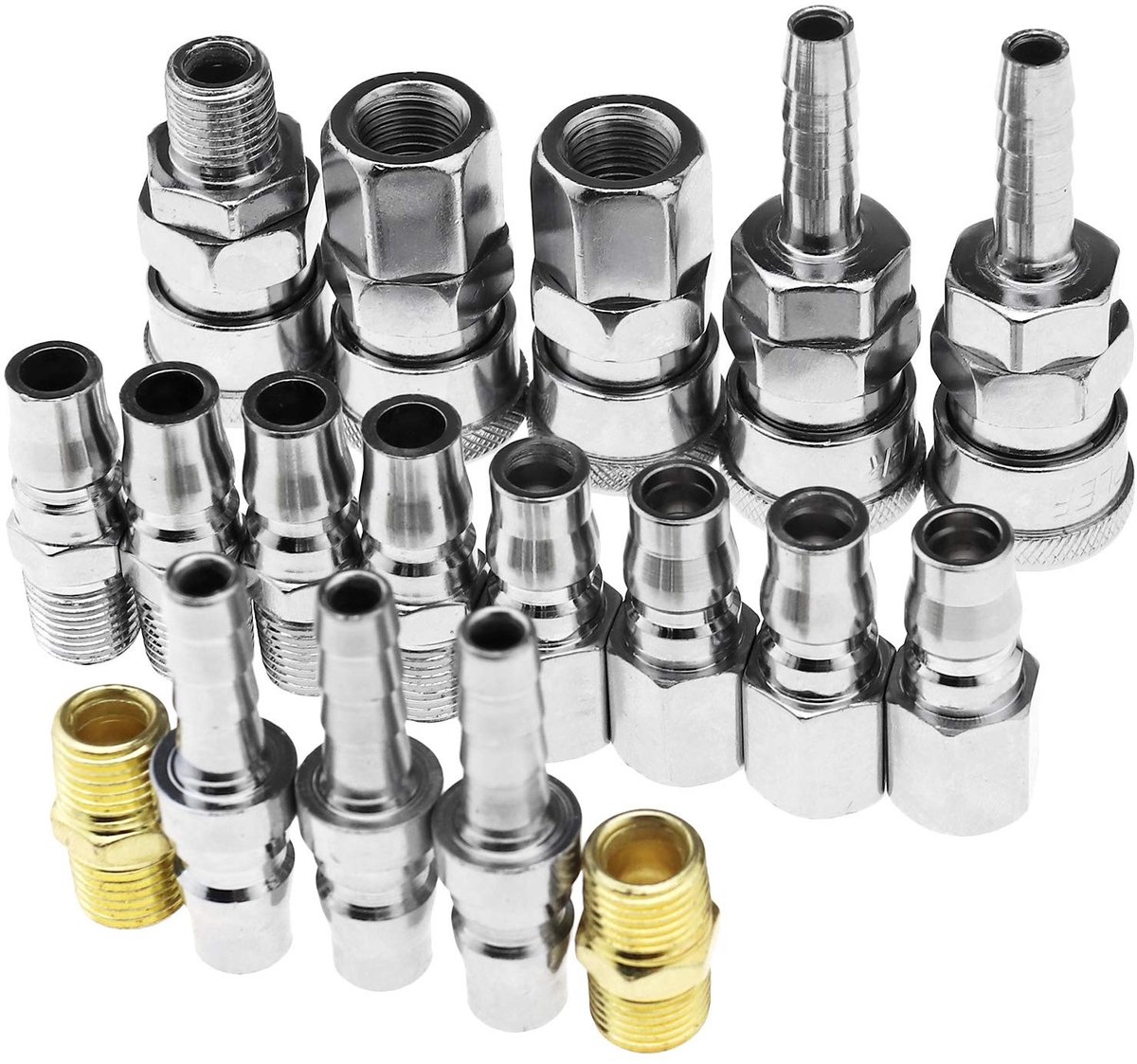 Dailygoods- Luchtslang Hoogwaardige Prestaties - Luchtslang Compressor - Luchtslang Koppeling - Pneumatische Snelsluitingen - Luchthulpmiddelen - Eenvoudig te Installeren - Luchtkoppeling