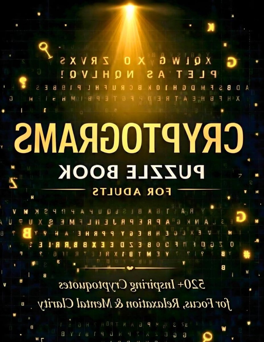 Cryptogrammen Puzzelboek - Woord Puzzels - Mentale Training - Meer dan 520 Quotes - Groot Formaat - Geen