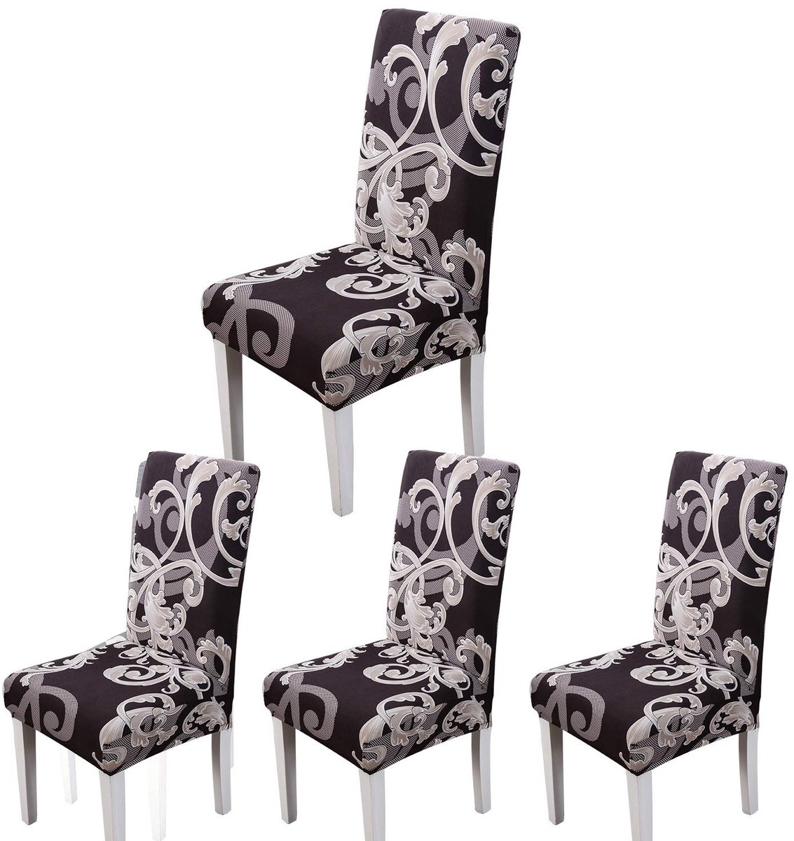 Dailygoods- Stoelhoes Stretch - Eetkamerstoelen - Elastische Hoezen - Bescherming - Decora