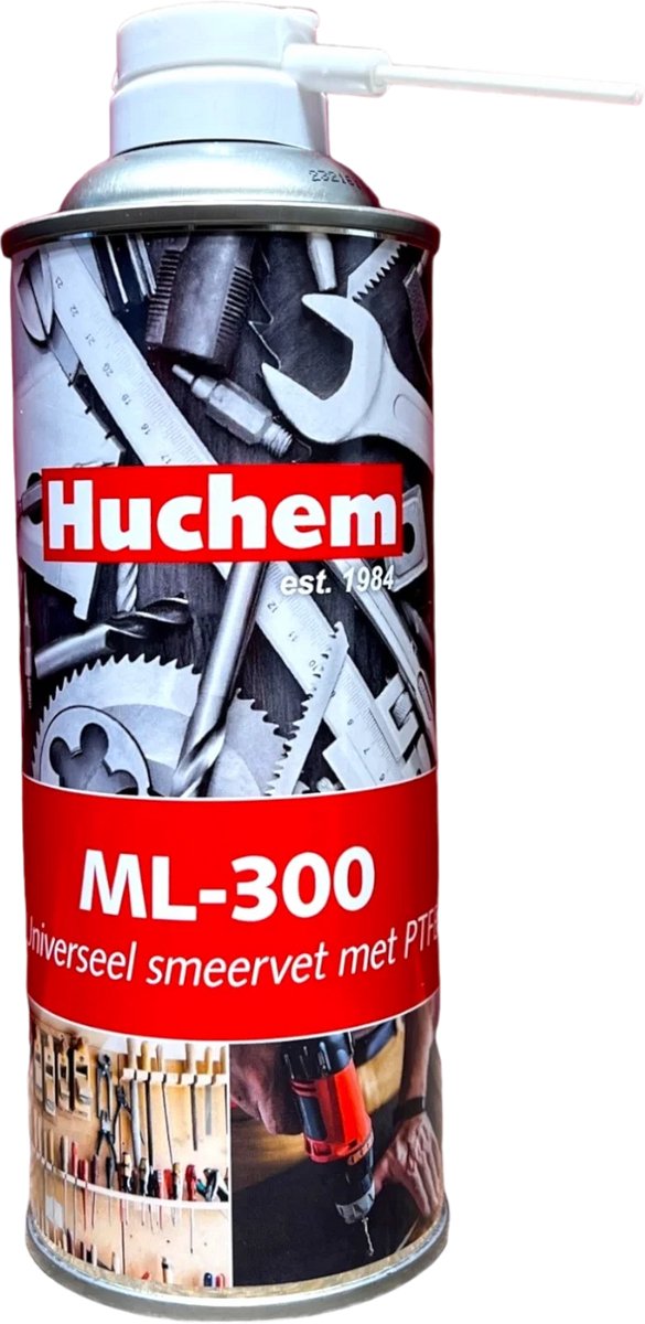 Kruipolie | Smeervet | ML-300 | 400 ml. | PTFE Spray | Multifunctioneel