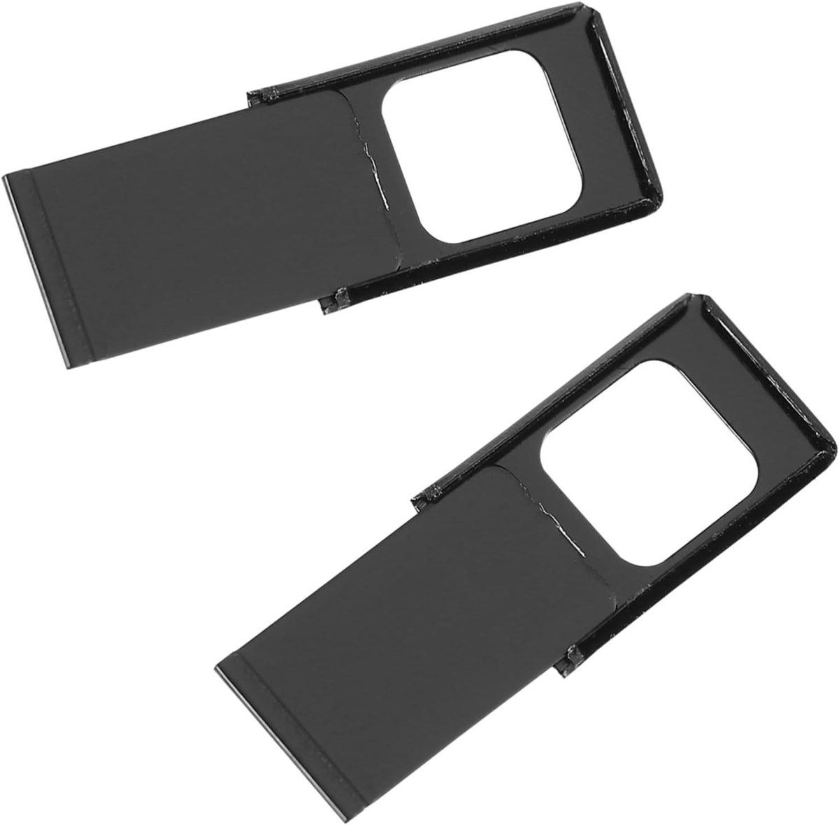 Camera Afdekking - Privacy Slider - Digitale Veiligheid - Ultra Dun Ontwerp - 2 Stuks - Zwart