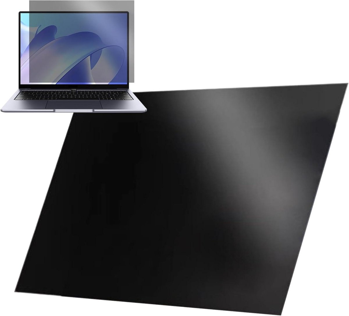 Privacyscherm Laptop - Beeldschermfilter Anti-spionage - Gegevensbescherming - Geavanceerde optische technologie - 10.1-15.6 inch - Zwart