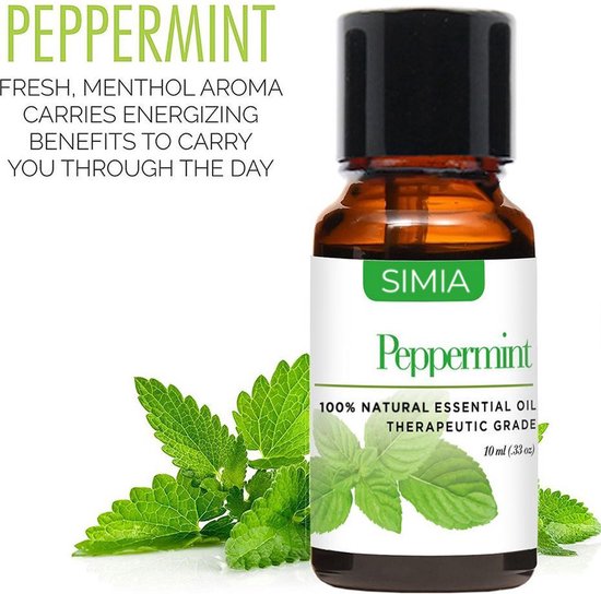 SIMIA Premium Essentiële Oliën Set 100% Natuurlijk - Aromatherapie - olie voor aroma diffuser - 6 x 10ml