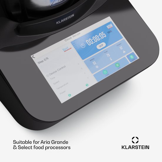 Klarstein Keramik Rührschüssel voor Küchenmaschine, Universalküchenmaschinen Schüssel, 1700W Küchenmaschinen, 4 in 1 Rührgeräte & Mixer, 4,7 Liter Schüssel voor Teigmaschine met Fleischwolf - geschikt voor thuisfitness en sportschoolgebruik, duurzame van Klarstein — afbeelding 2