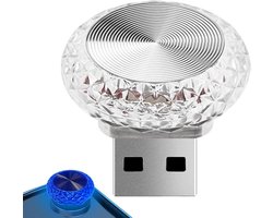 Led Auto Interieur - Sfeerlamp USB - Decoratie Verlichting - Dynamisch Kleurverloop - Compact Formaat - RGB Kleuren