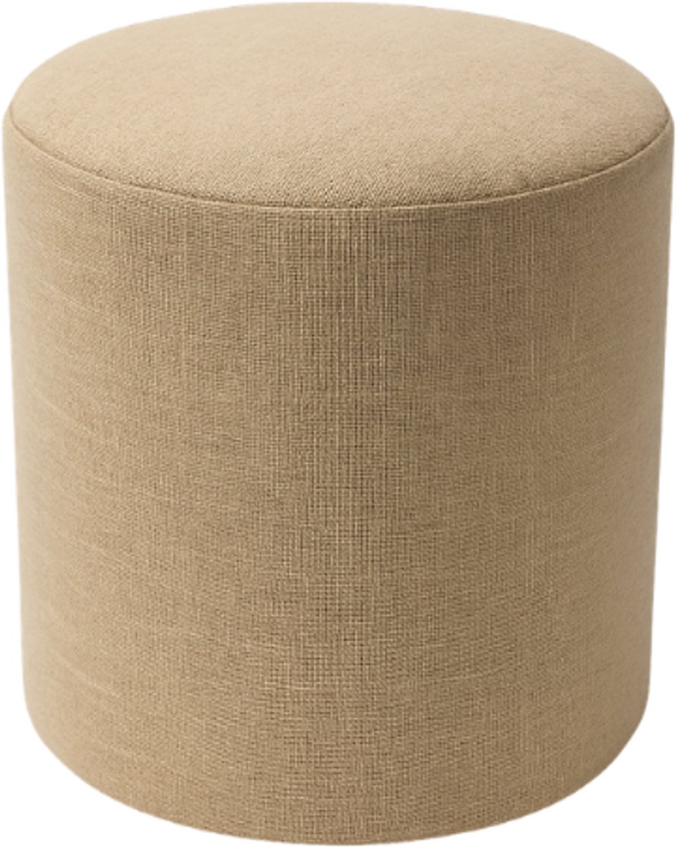 Beige Poef | Comfortabele Zitpoef & Voetsteun voor Woonkamer ZenXstore