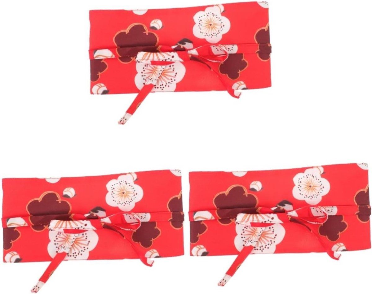 Kimono Obi Riem - Japanse Band Yukata Riem - Kostuum Accessoire - Geweven Bloemenpatroon - 223 cm - Zoals Getoond