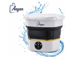 Mini Opvouwbare Wasmachine 6L – Draagbare Reis Wasmachine voor Kleding & Ondergoed – Compact & Energiezuinig – Ideaal voor Camping & Kleine Wasjes – camping wasmachine – centrifuge – kleine wasmachine – mini wasmachine met centrifuge – 76867