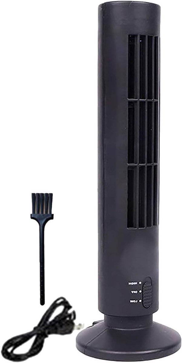 Torenventilator zonder bladen - Vloerventilator Stille ventilator - Verkoeling Binnen - Ultra stil ontwerp