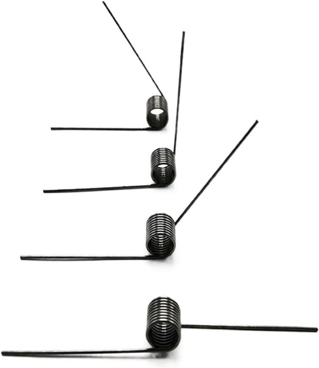 Torsieveren - Lente veren - Mechanische onderdelen - Hoge taaiheid staal - 10 stuks - Metaal