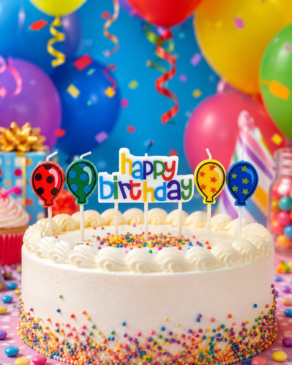 Candle Wisdom – Happy Birthday kaars – verjaardags kaars – taartdecoratie - taartversiering – feestartikel – verjaardagscadeau - taartaccesoires